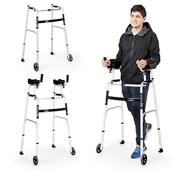 Amazon.com: Goplus Walkers for Seniors, Foldable Standard